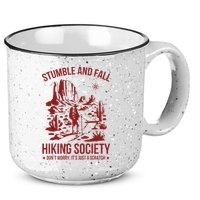 Stumble & Fall Hiking Society DonT Worry ItS A Scratch 15oz Campfire Ceramic Mug