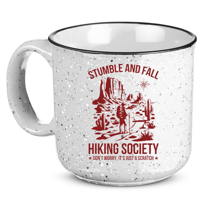 Stumble & Fall Hiking Society DonT Worry ItS A Scratch 15oz Campfire Ceramic Mug