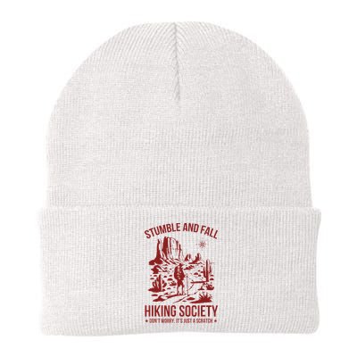 Stumble & Fall Hiking Society DonT Worry ItS A Scratch Beanie