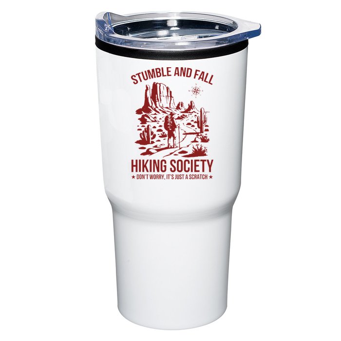 Stumble & Fall Hiking Society DonT Worry ItS A Scratch Tumbler