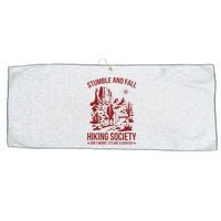 Stumble & Fall Hiking Society DonT Worry ItS A Scratch Large Microfiber Waffle Golf Towel