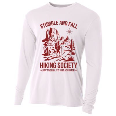 Stumble & Fall Hiking Society DonT Worry ItS A Scratch Cooling Performance Long Sleeve Crew