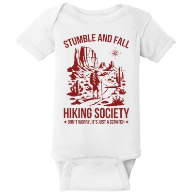 Stumble & Fall Hiking Society DonT Worry ItS A Scratch Baby Bodysuit