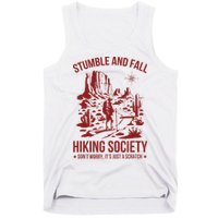 Stumble & Fall Hiking Society DonT Worry ItS A Scratch Tank Top
