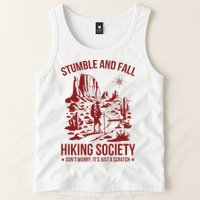 Stumble & Fall Hiking Society DonT Worry ItS A Scratch Tank Top