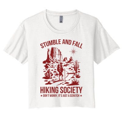 Stumble & Fall Hiking Society DonT Worry ItS A Scratch Crop Top