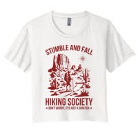 Stumble & Fall Hiking Society DonT Worry ItS A Scratch Crop Top