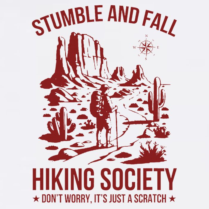 Stumble & Fall Hiking Society DonT Worry ItS A Scratch Short Acrylic Beanie