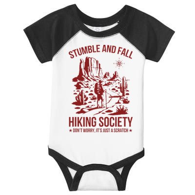 Stumble & Fall Hiking Society DonT Worry ItS A Scratch Infant Baby Jersey Bodysuit