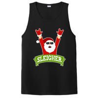 Sleigher Funny Heavy Metal Music Santa Christmas PosiCharge Competitor Tank