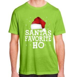 SantaS Favorite Ho Cute Christmas Holidays Pajama Meaningful Gift Adult ChromaSoft Performance T-Shirt