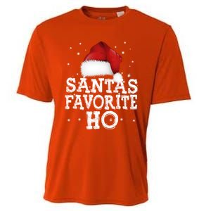 SantaS Favorite Ho Cute Christmas Holidays Pajama Meaningful Gift Cooling Performance Crew T-Shirt