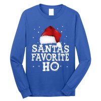 SantaS Favorite Ho Cute Christmas Holidays Pajama Meaningful Gift Long Sleeve Shirt