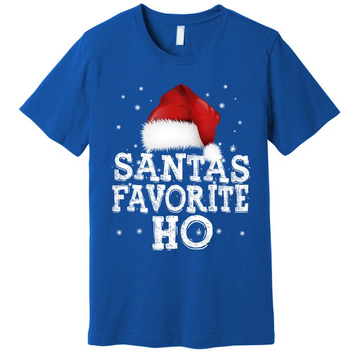 SantaS Favorite Ho Cute Christmas Holidays Pajama Meaningful Gift Premium T-Shirt