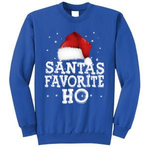 SantaS Favorite Ho Cute Christmas Holidays Pajama Meaningful Gift Tall Sweatshirt