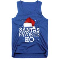 SantaS Favorite Ho Cute Christmas Holidays Pajama Meaningful Gift Tank Top