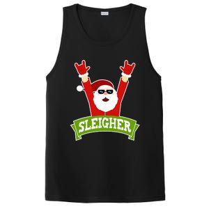 SLEIGHER - Funny Heavy Metal Music Santa - Christmas PosiCharge Competitor Tank