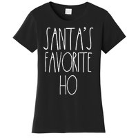 Santa's Favorite Ho Matching Christmas Shirts For Couples Women's T-Shirt