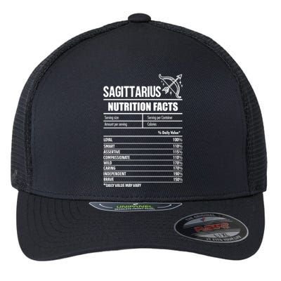 Sagittarius Facts Horoscope Zodiac Sign Great Gift Flexfit Unipanel Trucker Cap