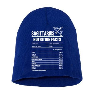 Sagittarius Facts Horoscope Zodiac Sign Great Gift Short Acrylic Beanie