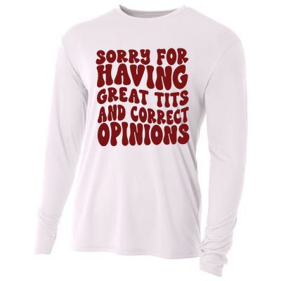 Sorry For Having Great Tits And Correct Opinions Cooling Performance Long Sleeve Crew