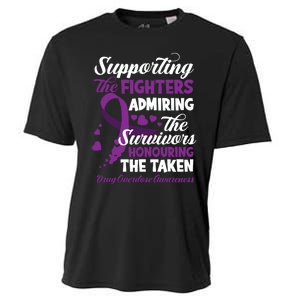 Support Fighters Honouring Taken Drug Overdose Awareness Cooling Performance Crew T-Shirt