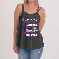 Support Fighters Honouring Taken Drug Overdose Awareness Women's Strappy Tank