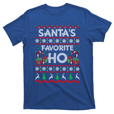 SantaS Favorite Ho Gift Xmas Ugly Christmas Sweater Cool Gift T-Shirt