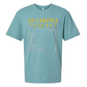 Scorpio Facts Horoscope Birthday Celebrant Sueded Cloud Jersey T-Shirt