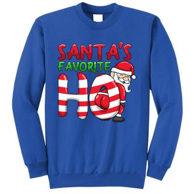 Santas Favorite Ho Santa Favourite Ho Funny Christmas Gift Tall Sweatshirt