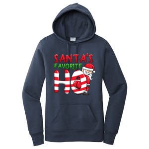 Santas Favorite Ho Santa Favourite Ho Funny Christmas Gift Women's Pullover Hoodie