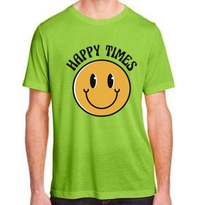 Smiley Face Happy Times Adult ChromaSoft Performance T-Shirt