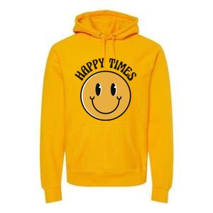 Smiley Face Happy Times Premium Hoodie