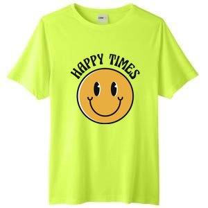 Smiley Face Happy Times Tall Fusion ChromaSoft Performance T-Shirt