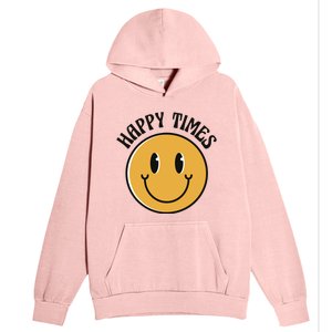 Smiley Face Happy Times Urban Pullover Hoodie