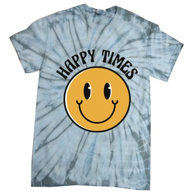Smiley Face Happy Times Tie-Dye T-Shirt