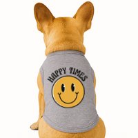 Smiley Face Happy Times Doggie Tank