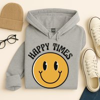 Smiley Face Happy Times Hoodie