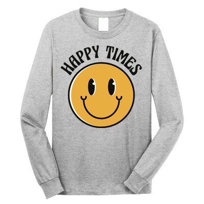 Smiley Face Happy Times Long Sleeve Shirt