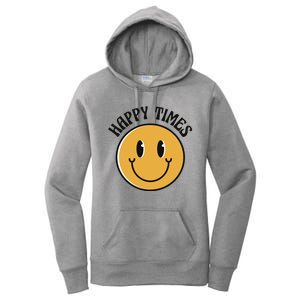 Smiley Face Happy Times Women's Pullover Hoodie