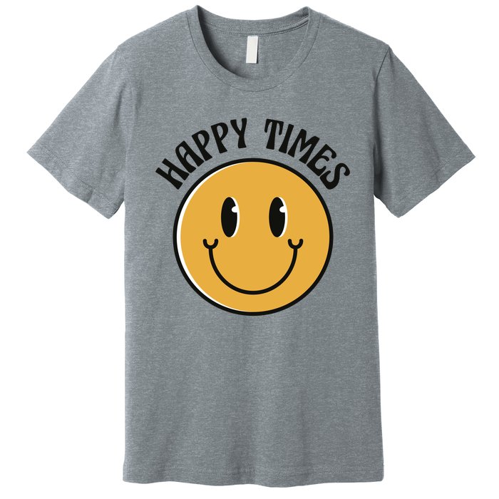 Smiley Face Happy Times Premium T-Shirt