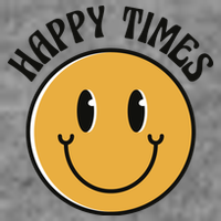 Smiley Face Happy Times Baby Bodysuit