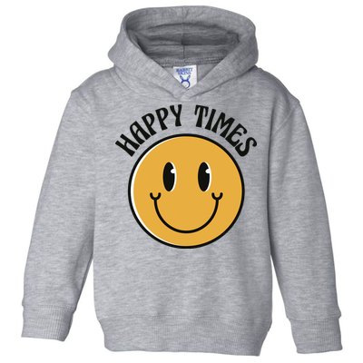 Smiley Face Happy Times Toddler Hoodie
