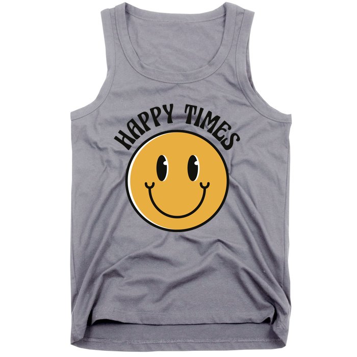 Smiley Face Happy Times Tank Top