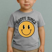 Smiley Face Happy Times Toddler T-Shirt
