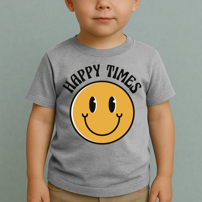 Smiley Face Happy Times Toddler T-Shirt