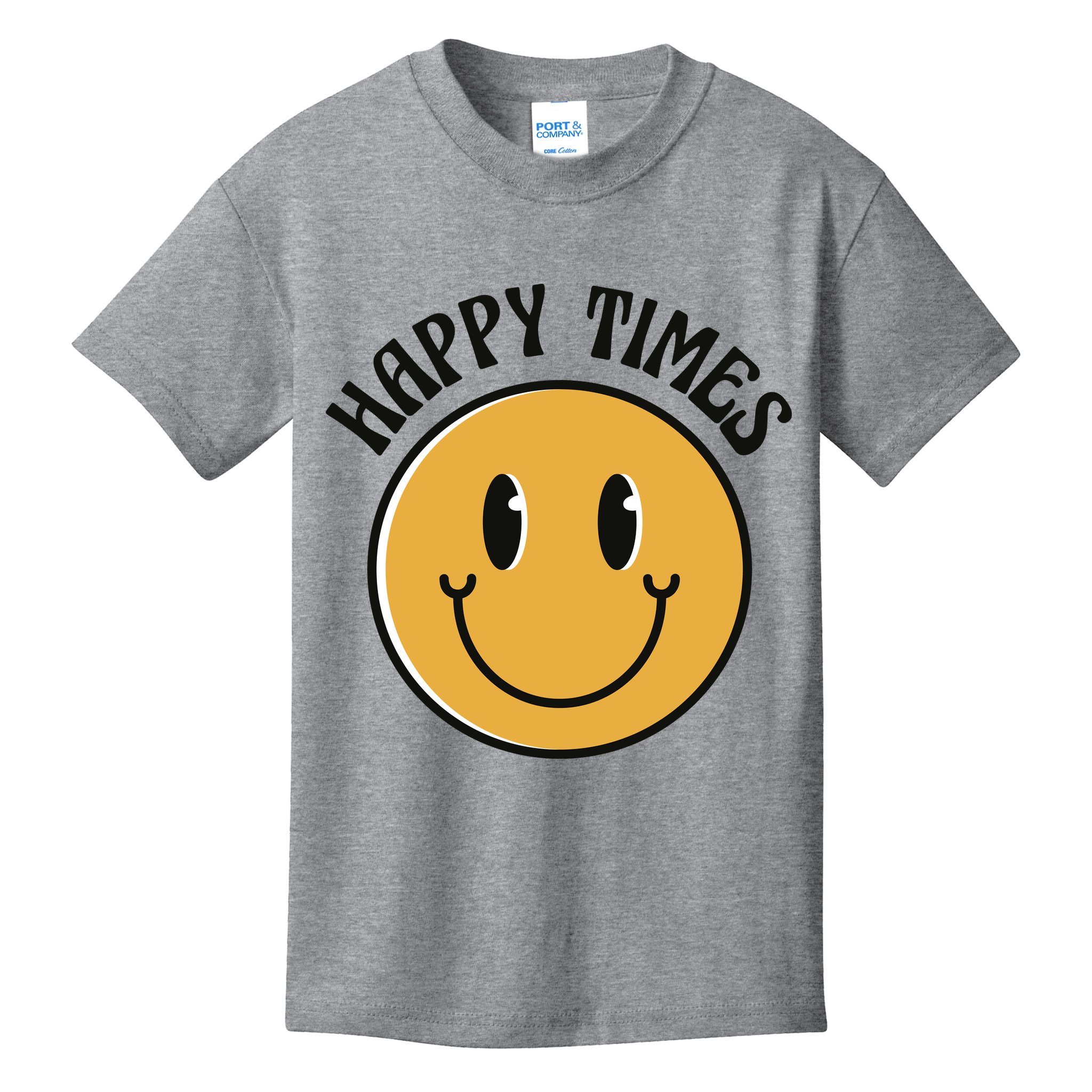 Smiley Face Happy Times Kids T-Shirt