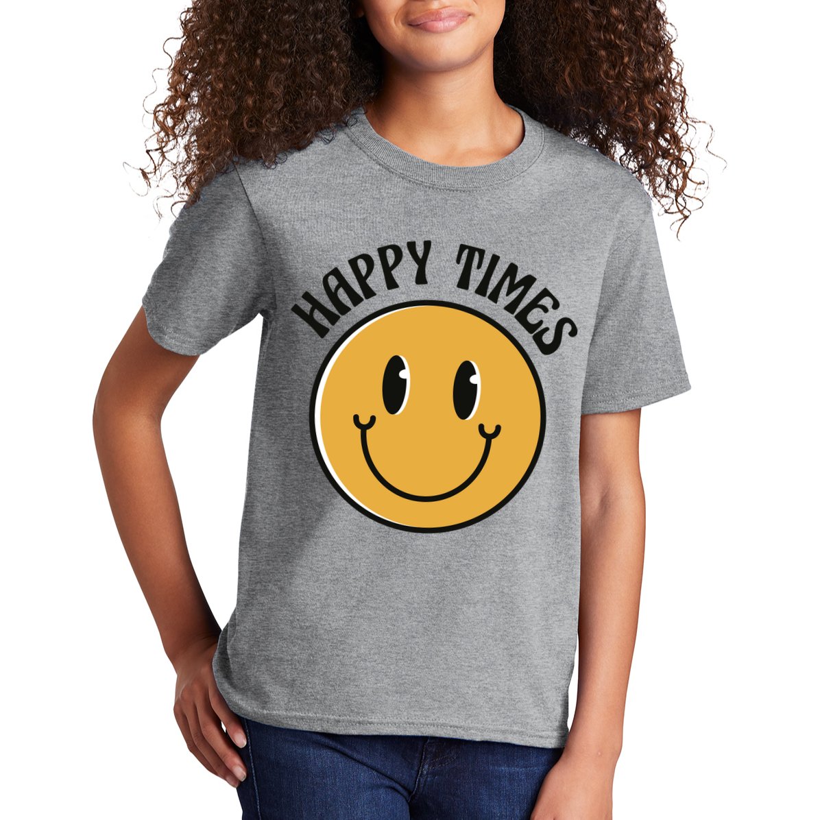 Smiley Face Happy Times Kids T-Shirt