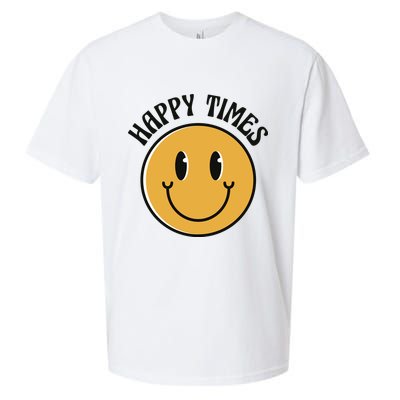 Smiley Face Happy Times Sueded Cloud Jersey T-Shirt