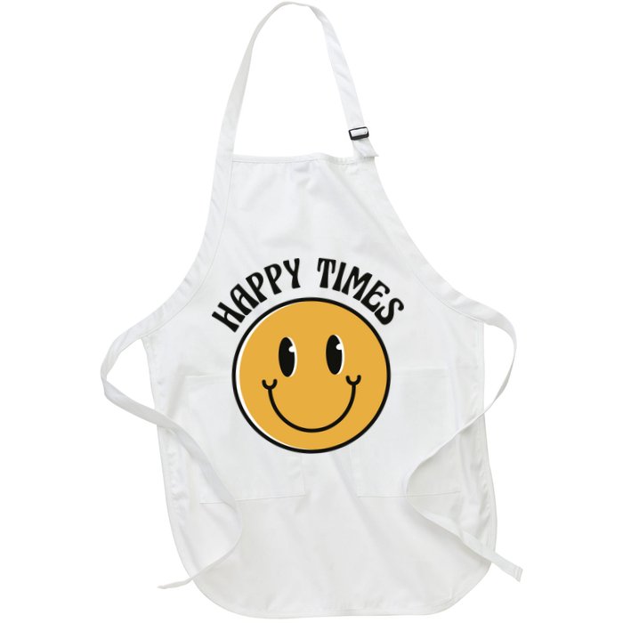 Smiley Face Happy Times Apron